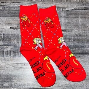 Limited Edition Red McDonald’s Grinch Socks NWOT